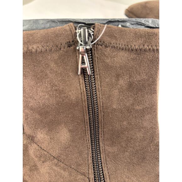New Aerosoles Women's Anouk Mid Calf Boot Brown Faux Suede Size 7.5 - Picture 8 of 13